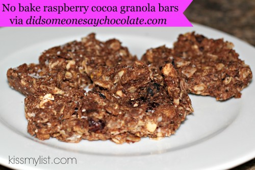 granola bars