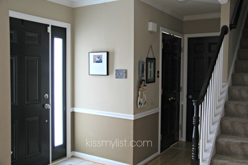 black interior doors