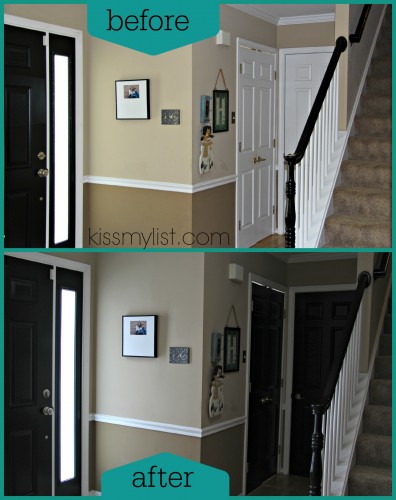 ainting interior doors black