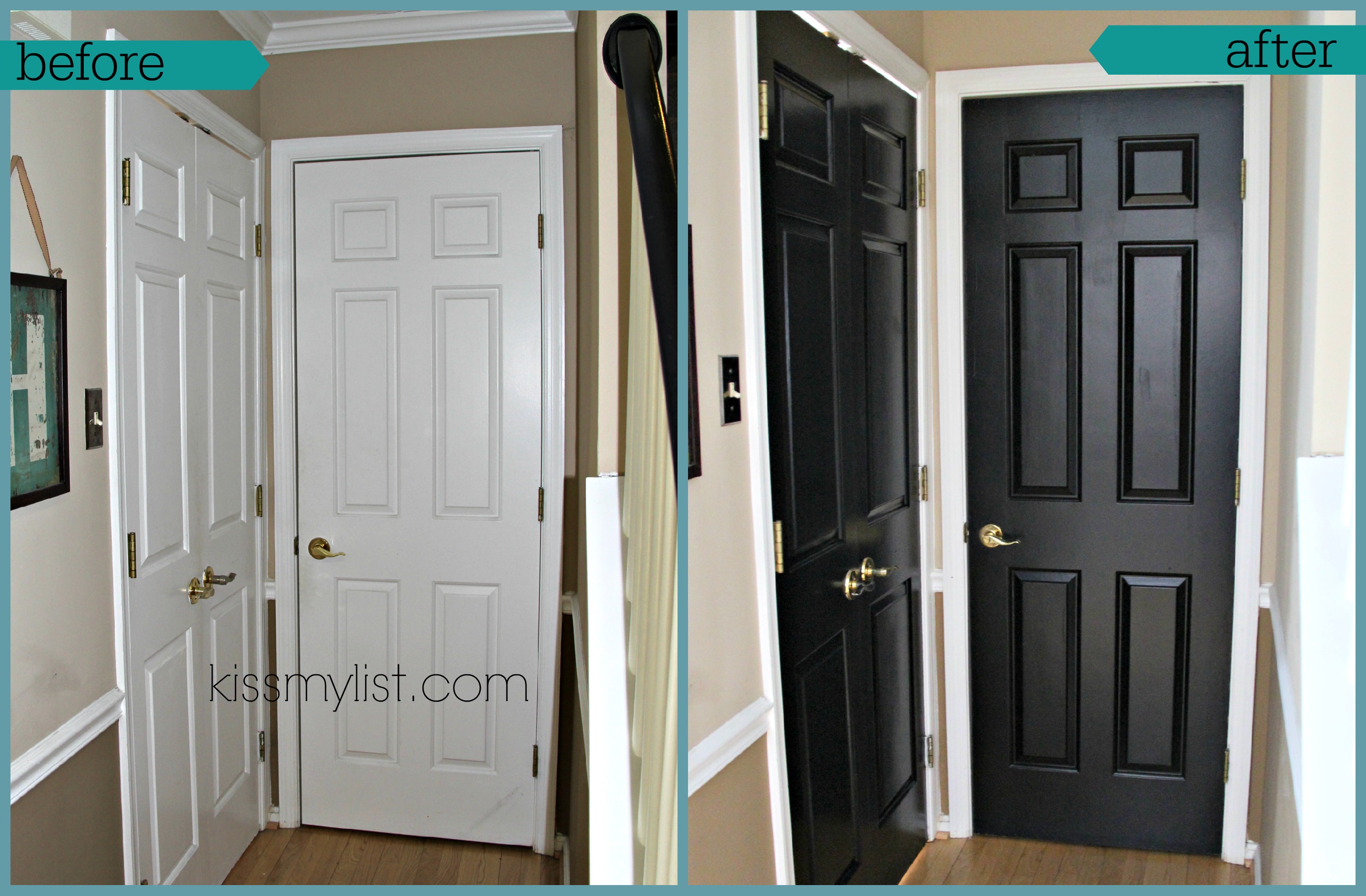 Painting Interior Doors Black Kiss My