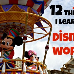 12 things I learned at Disney World