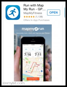 map my run love list