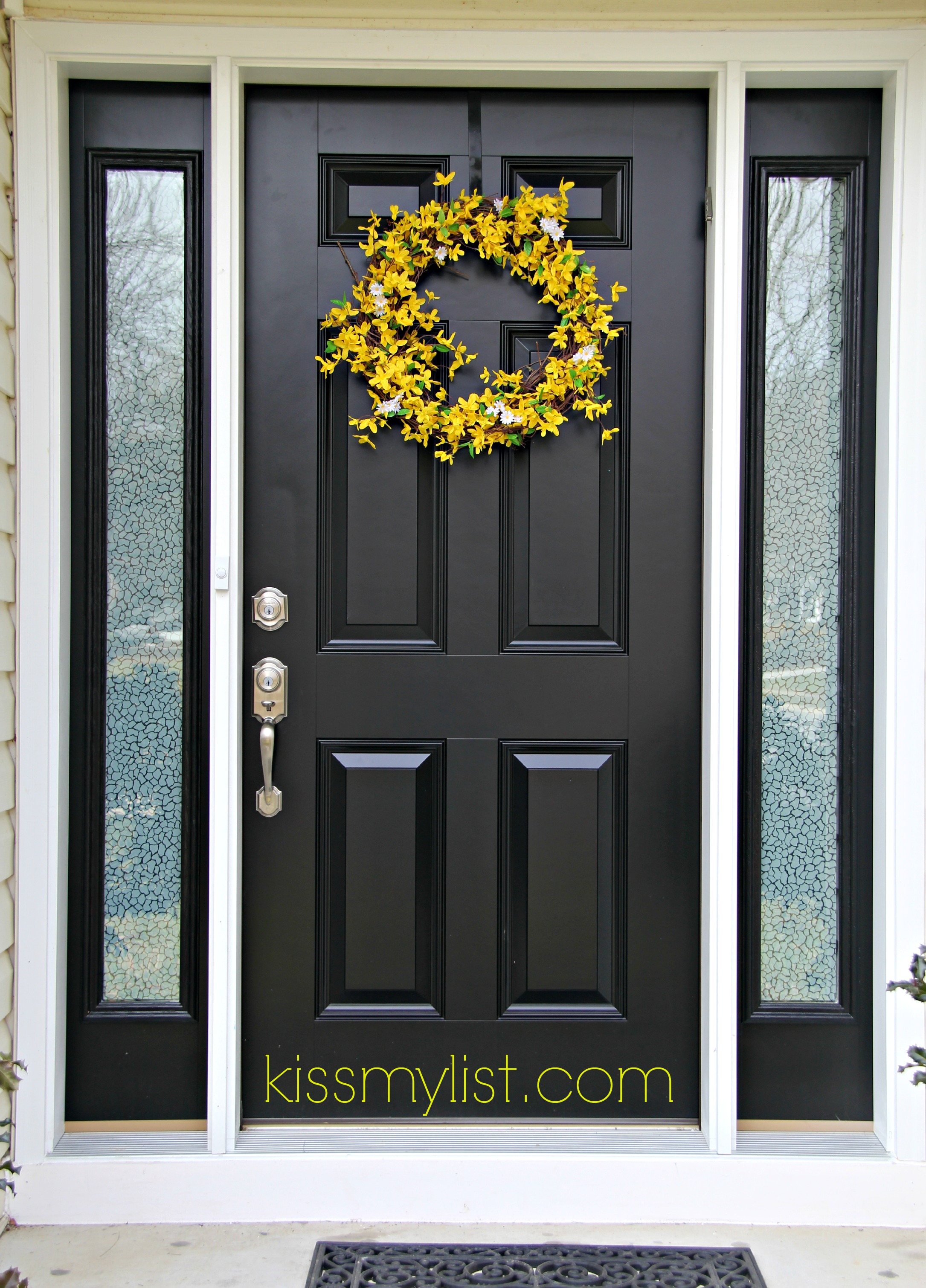 Painting the front door - another DIY fail - Kiss my List