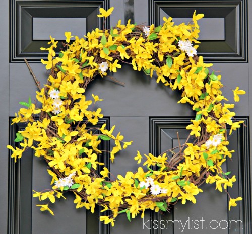 spring wreath love list