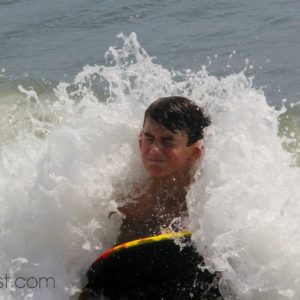 boogie boarding