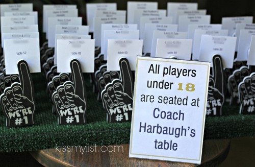 ootball themed bar mitzvah place cards 2