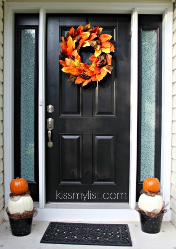 Fall front door