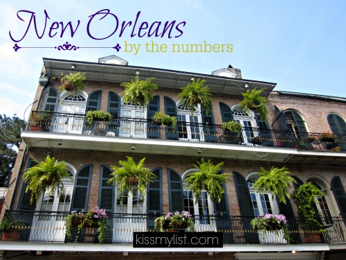 new orleans by the numbers