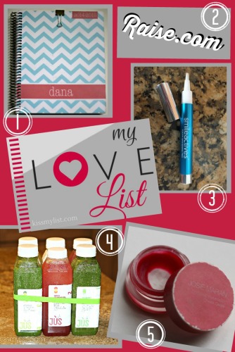 My Love List  for November