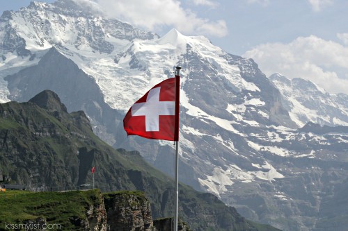 Flag at Mannlichen