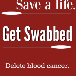 Get swabbed, and help delete blood cancer.