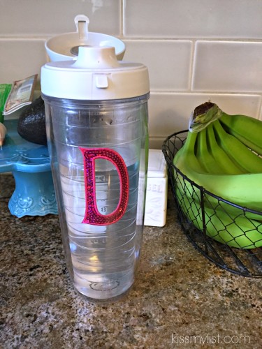 I never close my Tervis water bottle.