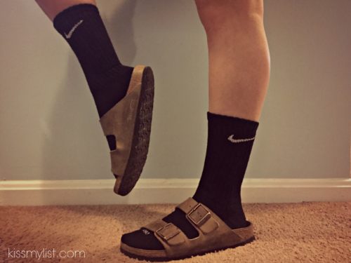 nike socks with birkenstocks