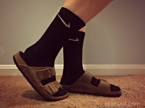 black socks and birkenstocks