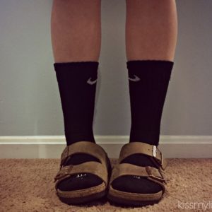 black socks and birkenstocks