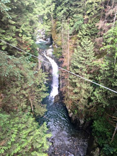 Lynn Canyon suspension bridge view