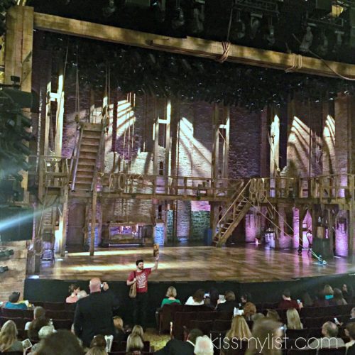 View of the Hamilton stage