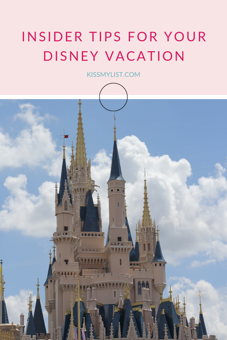 INSIDER TIPS FOR DISNEY