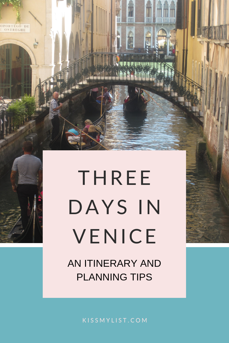 THREE DAYS IN VENICE